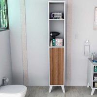 Armario Multiuso 1 Porta e 4 Prateleiras Slim Appunto