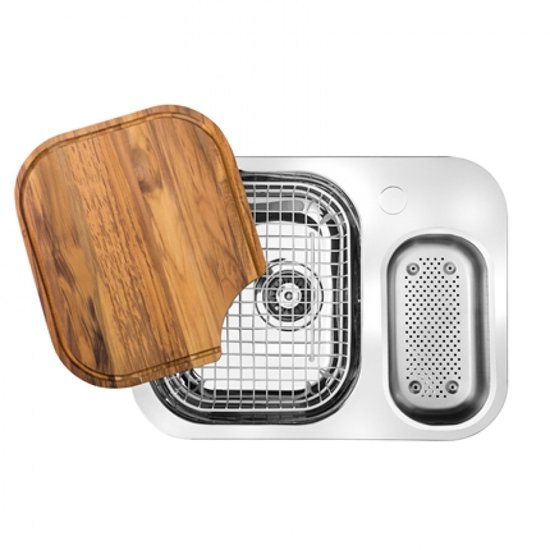 Cuba Lift Aço inox 54,5x40x18cm Alto Brilho e Acessórios Docol