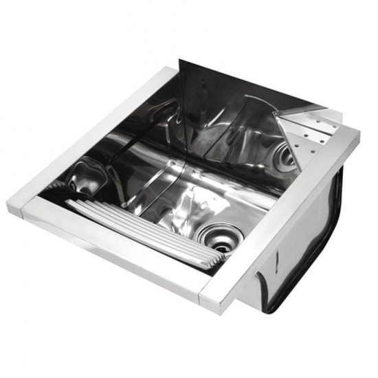 Tanque Reto de Parede 23L 44x48x26cm Alto Brilho Docol
