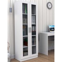 Armário Para Escritório com Portas De Vidro Appunto