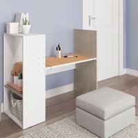 Mesa escrivaninha de desenho infantil, Branco com Aveiro
