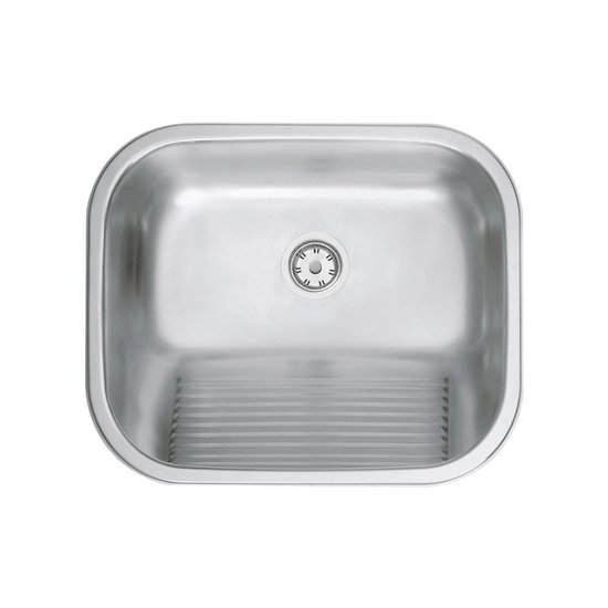Tanque Encaixe Aço Inox 50x40 Acetinado