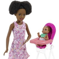 Boneca Barbie Skipper Babysitters Playsets Festa de Aniversário - Mattel