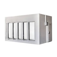 Walk in Cooler Gallant Congelados 5 Portas Vidro com Piso Painel 220V/3F CWCCP-05