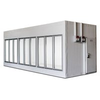 Walk in Cooler Gallant Resfriados 9 Portas Vidro com Piso Painel 380V/3F CWRCP-09
