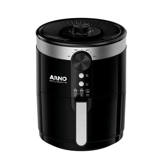 Fritadeira Elétrica sem Óleo Arno Moderna 3,5l Preta PFRY EY1208B2