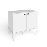Aparador Clássico com 2 Portas Movelbento - Branco