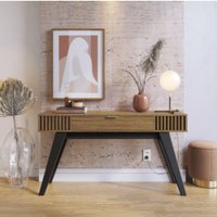 Aparador Colibri Riviera com 1 Gaveta - Noce Milano