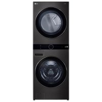 Lavadora e Secadora LG WashTower - 220V - 17KG Preto Inox - WK17BS6A