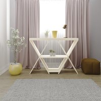 Aparador para Sala com Prateleiras Artely Estrela - Off White