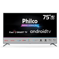 Fast Smart TV Philco 75” PTV75M70AGCSG Android Tv 4K
