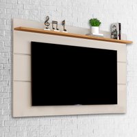 Estante Painel Parede TV 40 42 47 48 50 55 60 Polegadas Prateleira Decorativa Sala Quarto Retrô Vivare New 1.6