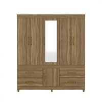 Guarda Roupa Casal Demobile Guaruja 6 Portas