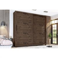 Roupeiro Zanzini Premier Com 2 Portas E 4 Gavetas - Jacarandá