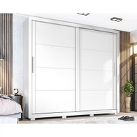 Roupeiro Zanzini Premier Com 2 Portas E 4 Gavetas Branco Ártico