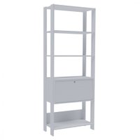 Estante Artely Match 1 Porta e 3 Prateleiras Branco