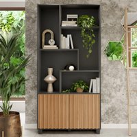 Estante Dalla Costa Com 2 Portas Ripadas