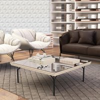 Mesa de Centro Espelhada JB 8011 - Pérola - JB Bechara