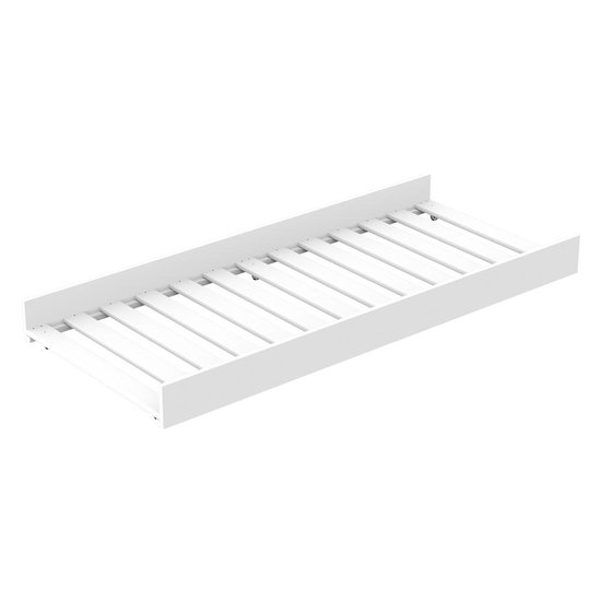 Cama Solteiro Auxiliar Multimóveis CR40015 Branco Acetinado