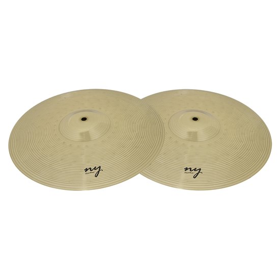 Par de Pratos Chimbal para Bateria 14" Liga de Latão New York