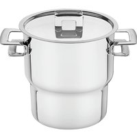 Cuscuzeira Tramontina Brava em Aço Inox com Alças e Tampa 2,1 L 14 cm