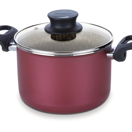 Caldeirão Antiaderente Vermelho 28cm Paris Tramontina 20530728