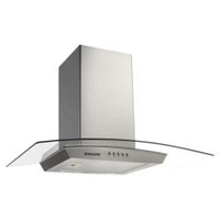 Coifa De Parede Inox e Vidro Suggar Esmeralda 90cm 110V TP0391IX