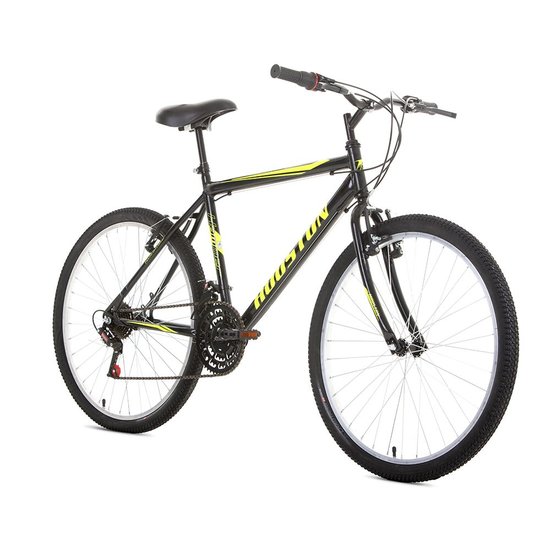 Bicicleta Houston Foxer Hammer Freio V-Brake Aro 26 21V Preta FX26H3R