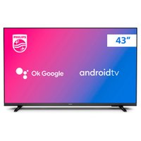 Smart TV 43 Pol 43PFG6917 Full HD HDR Ultrafina 4 HDMI 2 USB Android Netflix Youtube Philips