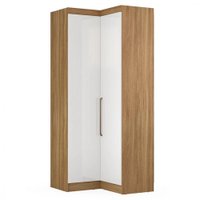 Armário Demóbile Canto L Modena 78200/03 - Amendoa/Branco