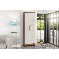 Armário Multiuso Zanzini Max Plus com 2 Portas - Natura/Off White