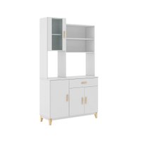 Balcão Kit Multiuso 1100x1940x400mm Legno Movelbento - Branco