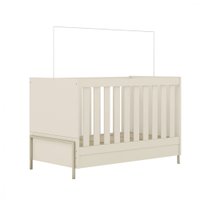 Berço/Mini Cama Estrela Metalic Multi - Champanhe e Off White