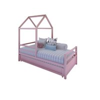 Bicama Meia Casinha Ludika Mobilia - Limonada Rosa