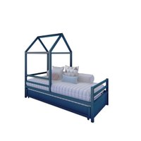 Bicama Meia Casinha Ludika Mobilia - Azul