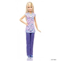 Boneca Barbie Profissões Enfermeira - Mattel