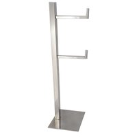 Suporte Porta Papel Higiênico de Chão Papeleira - Aço Inox