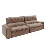 Sofá 3 Lugares Retrátil e Reclinável Apreciatto Solar BF 9210 - Bege