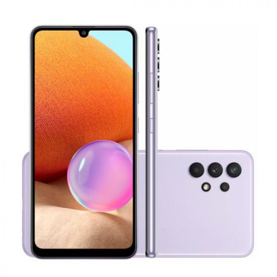 Smartphone Samsung A32 Tela 6.4 128GB 4GBRAM Android 11.0 - Violeta