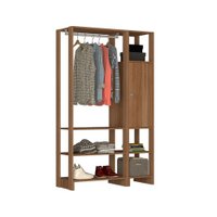 Smart Closet Yes Com Cabideiro 6 Prateleiras e Porta Nova Mobile - Montana