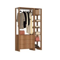Smart Closet Yes 9 Prateleiras e Cabideiro Nova Mobile - Montana