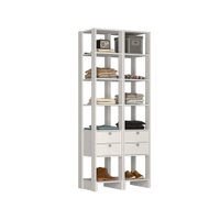 Small Closet Yes Com 4 Gavetas e 10 Prateleiras Nova Mobile - Branco