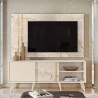 Rack Com Painel Madetec Cronos Para TV Até 65 Polegadas - Imperial/Sepia