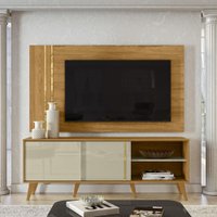Rack Com Painel Madetec Cronos Para TV Até 65 Polegadas - Imperial/Sepia