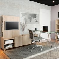 Rack Aurora Com Painel de TV e Estante Be Mobiliário - Aveiro