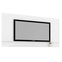 Painel Parede Com Prateleira TV Até 70 Polegadas Seatlle - Branco
