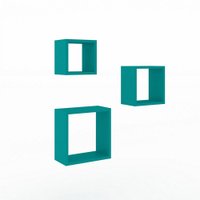 Nicho Trio 300x300x150mm Movelbento - Turquesa