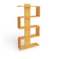 Nicho Decorativo em MDP com 4 Prateleiras Movelbento - Amarelo