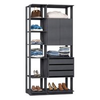 Módulo Closet com 2 Peças Espresso Be Mobiliario - Expresso