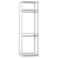 Módulo Closet 2 Cabideiros Be Mobiliario - Branco